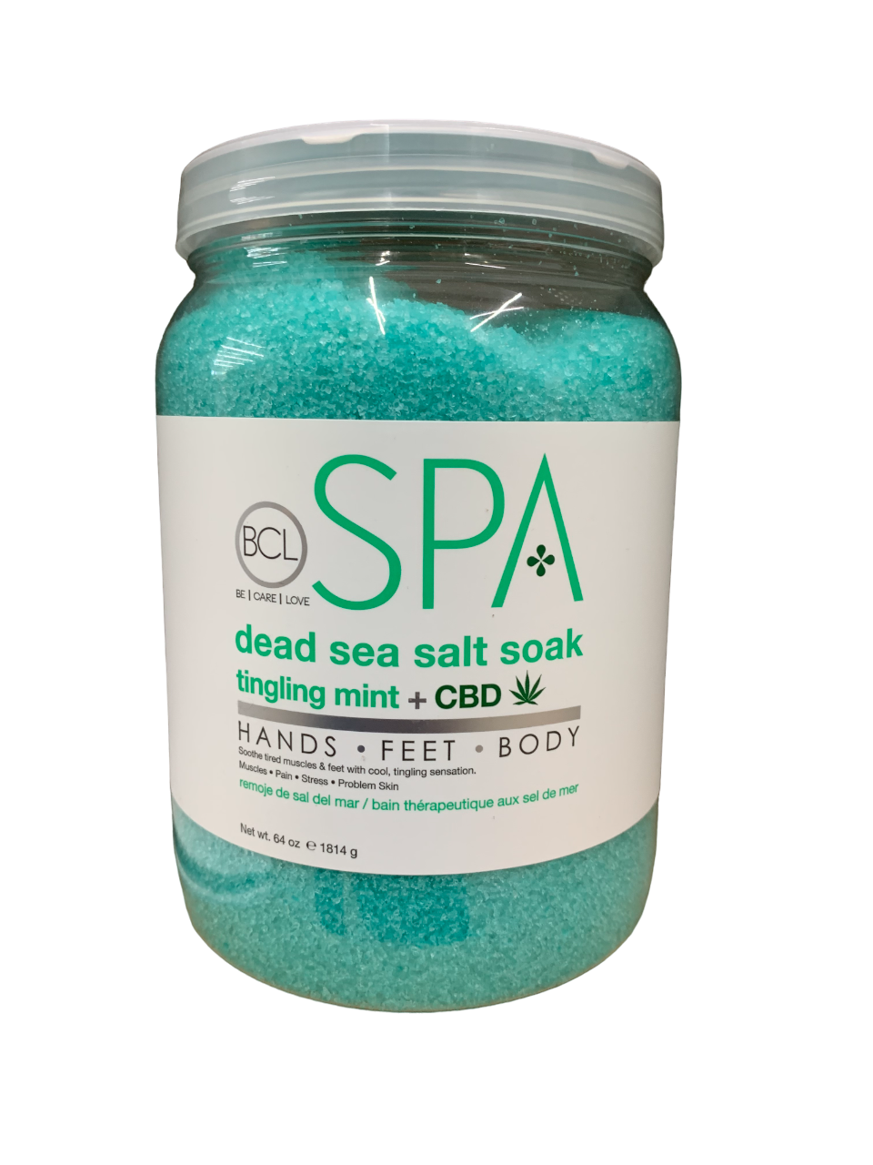 BCL Spa Dead Sea Salt Soak Tingling Mint CBD